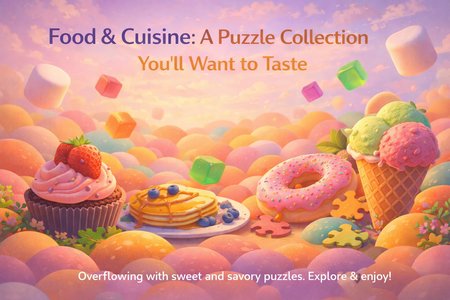 Food & Cuisine: A Puzzle Collection You’ll Want to Taste