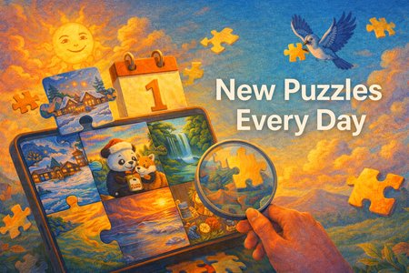 New Puzzles Every Day on PuzzleFree