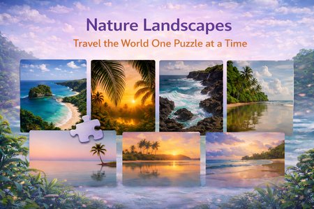 PuzzleFree Nature Landscapes – Relaxing Puzzles Inspired by the World’s Most Beautiful Places