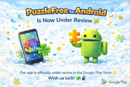PuzzleFree for Android Is Now Under Review