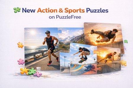 New Action & Sports Puzzles on PuzzleFree