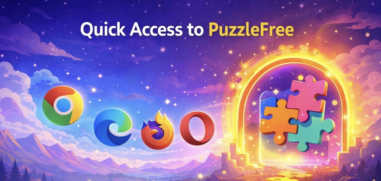 Browser-Erweiterungen für schnellen Zugriff auf PuzzleFree.Game