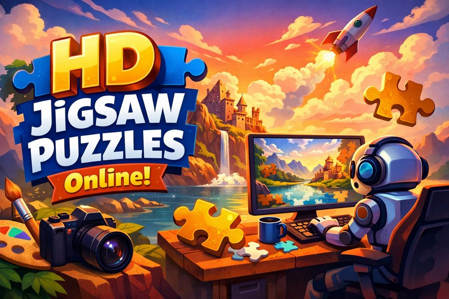 HD Jigsaw Puzzles Online – Free High Resolution Puzzle Game