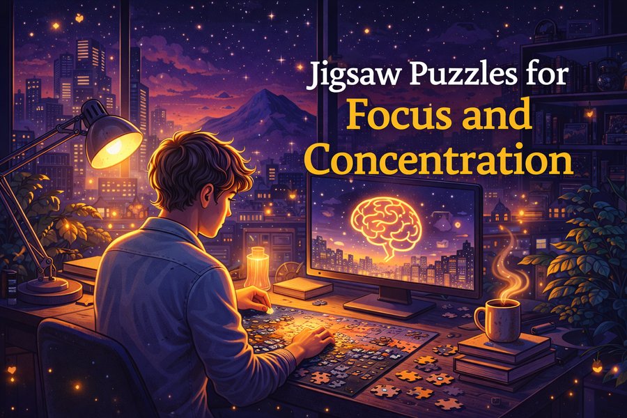 Jigsaw Puzzles for Focus and Concentration — Train Your Attention Calmly