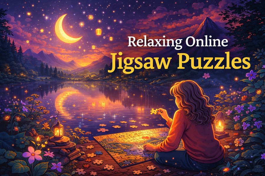 Relaxing Online Jigsaw Puzzles — Play Calmly, No Rush