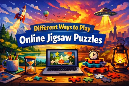 Different Ways to Play Online Jigsaw Puzzles
