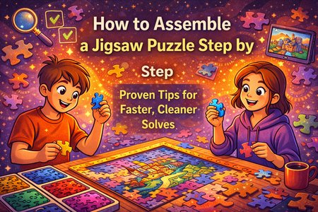 How to Assemble a Jigsaw Puzzle Step by Step: A Practical Guide for Faster, Cleaner Solves