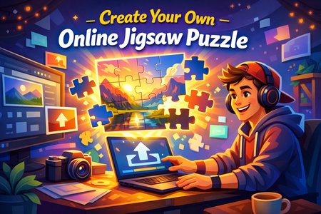 How to Create an Online Jigsaw Puzzle on PuzzleFree.Game