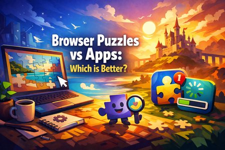 Why Browser-Based Online Jigsaw Puzzles Have Clear Advantages Over App Versions