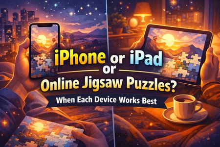 iPhone or iPad for Online Jigsaw Puzzles? A Practical Comparison Guide