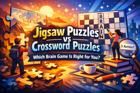 Jigsaw Puzzles vs Crossword Puzzles: Which Brain Game Is Right for You?