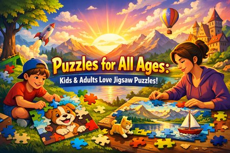 Puzzles for All Ages: Why Jigsaw Puzzles Work for Kids and Adults