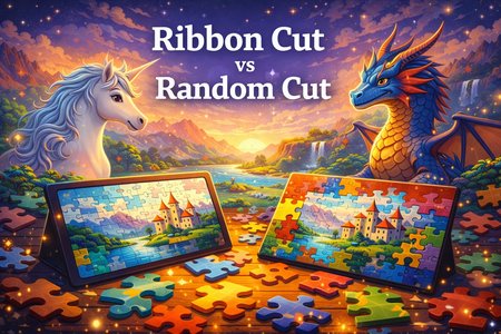 Ribbon Cut vs Random Cut: What’s the Difference in Jigsaw Puzzles?