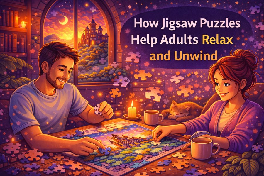 How Jigsaw Puzzles Help Adults Relax and Unwind