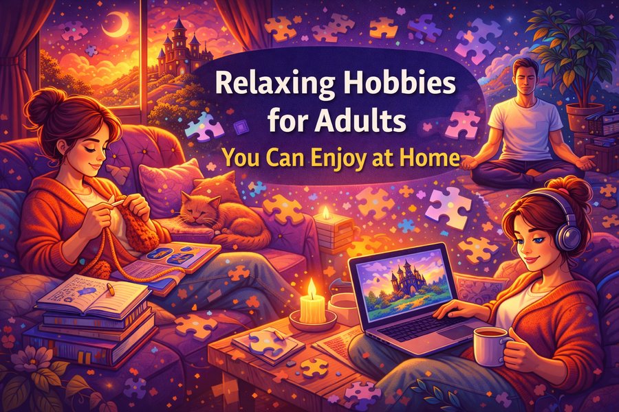 Relaxing Hobbies for Adults You Can Enjoy at Home