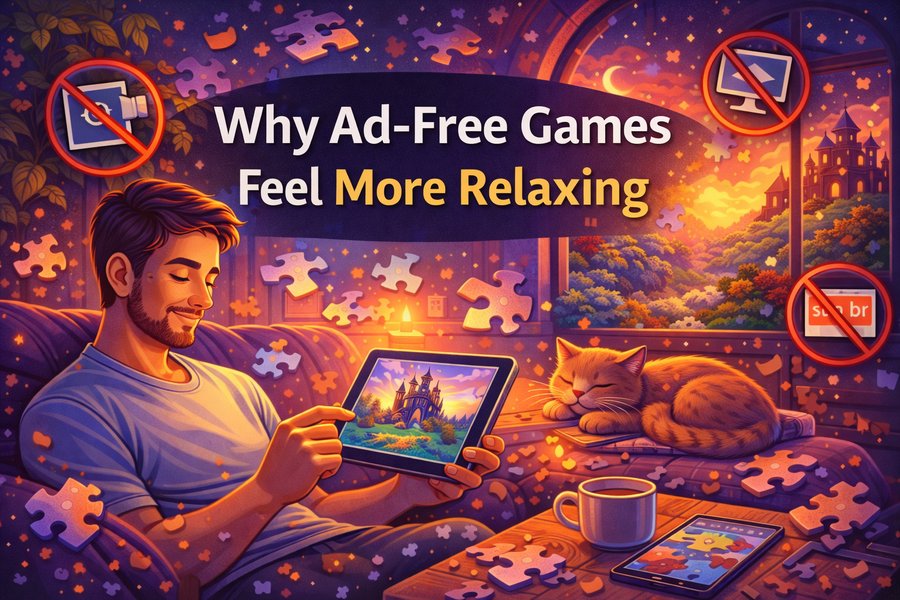 Why Ad-Free Games Feel More Relaxing