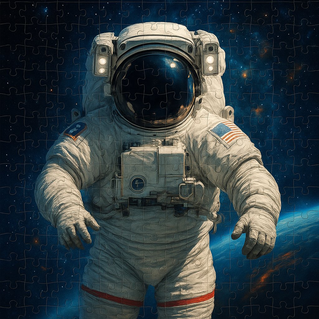 Astronaut Drifting in Space