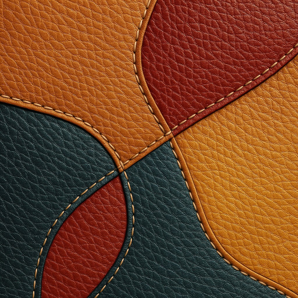 Colorful Leather Patchwork