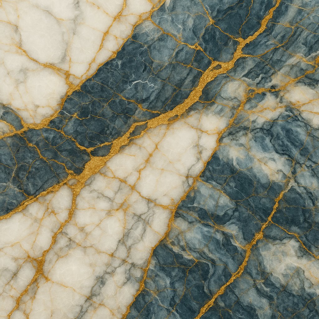 Elegant Marble with Gold Veins