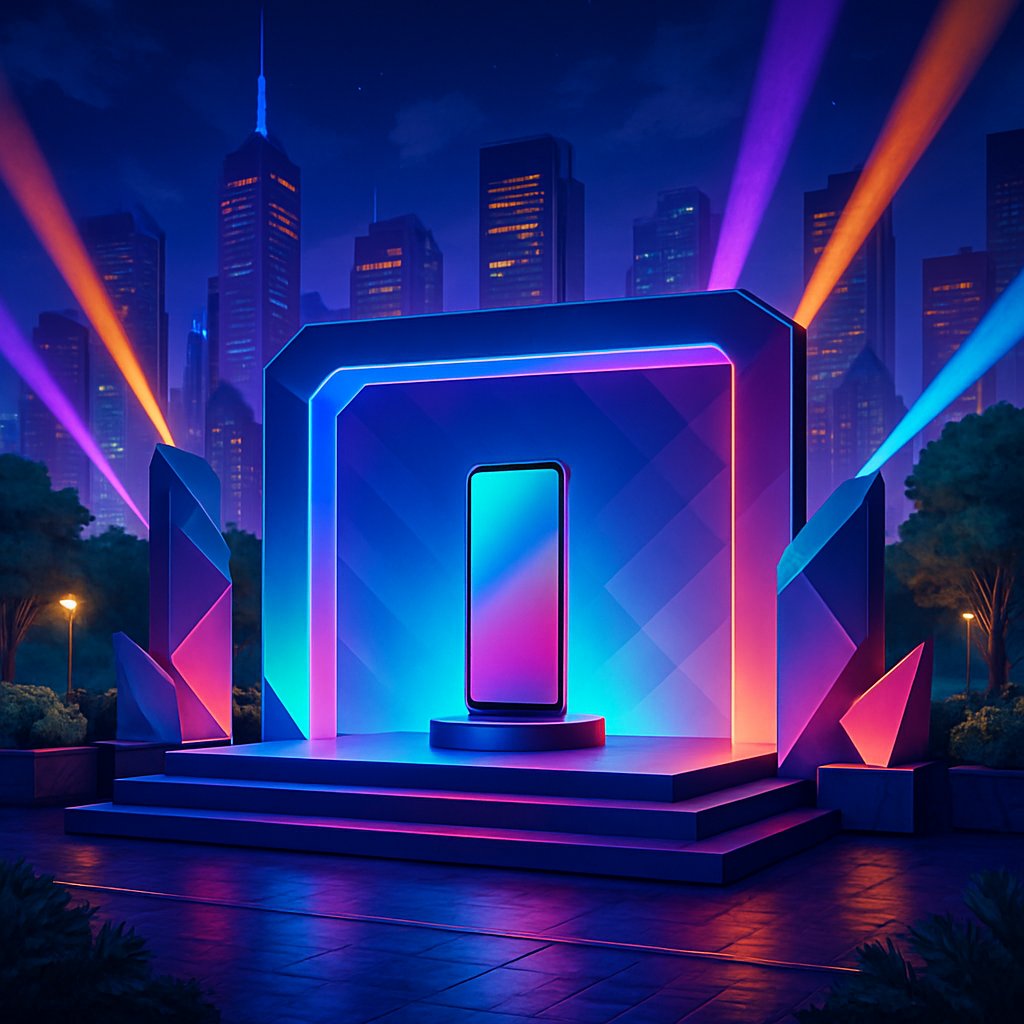 Futuristic Night Cityscape