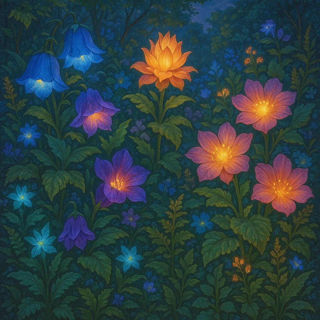 Glowing Enchanted Garden