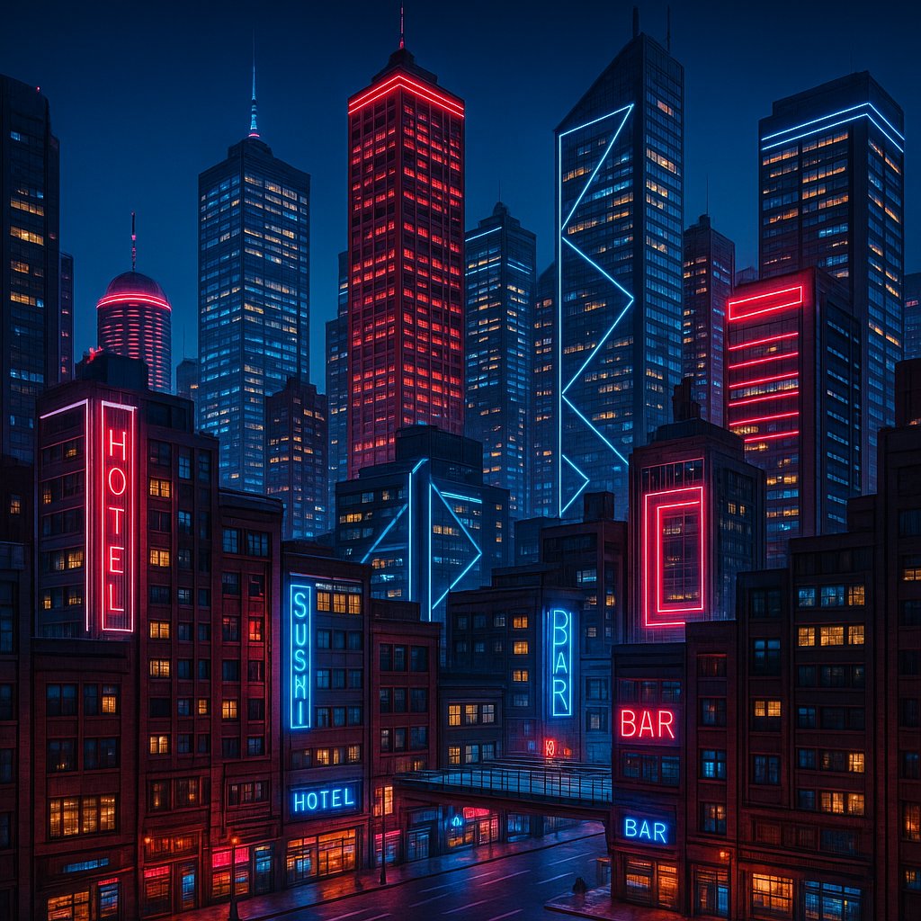Neon City Lights