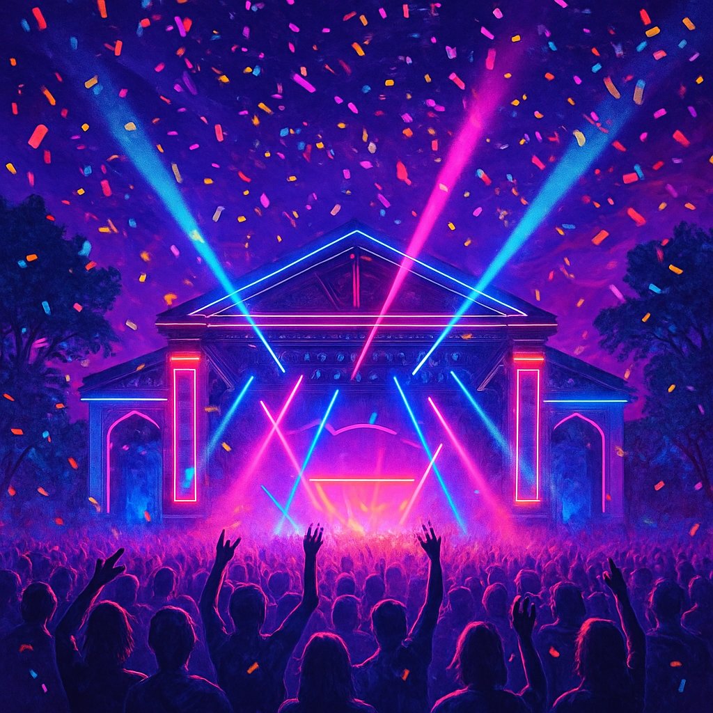 Neon Night Festival Vibes