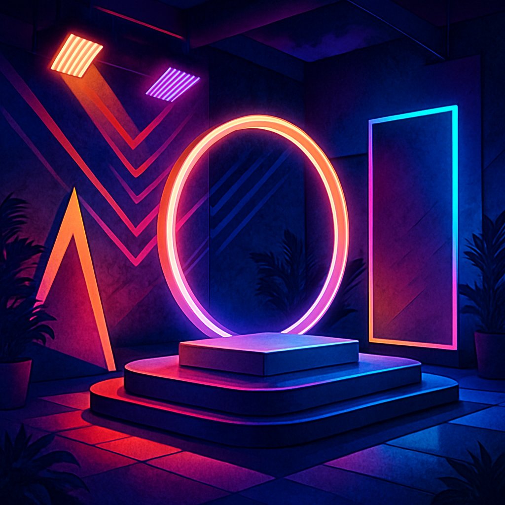 Neon Tech Stage Design