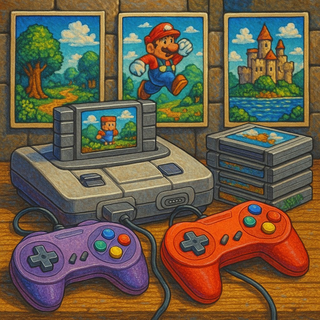 Retro Gaming Console Setup