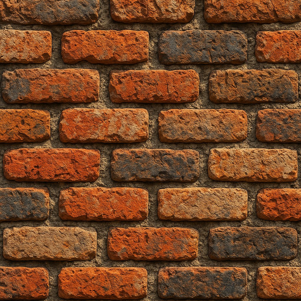 Textured Brick Wall Surface