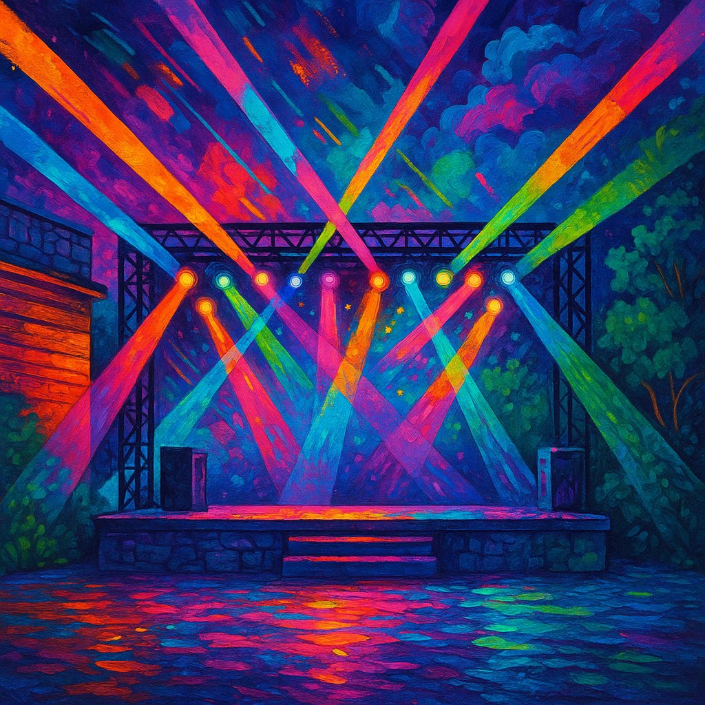Vibrant Festival Stage