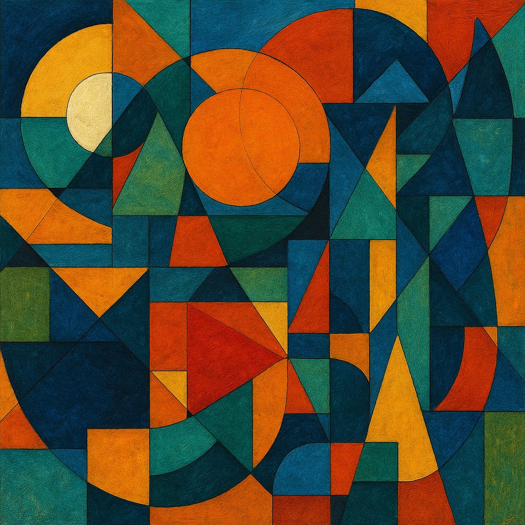 Vibrant Geometric Abstraction