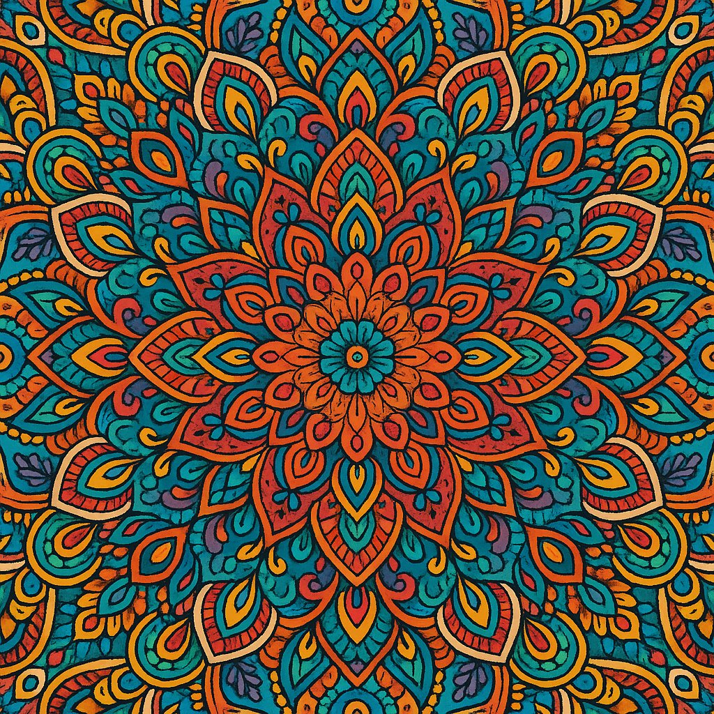Vibrant Mandala Art