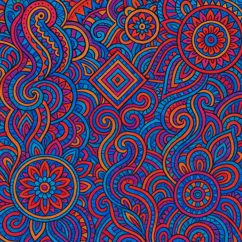 Vibrant Psychedelic Patterns