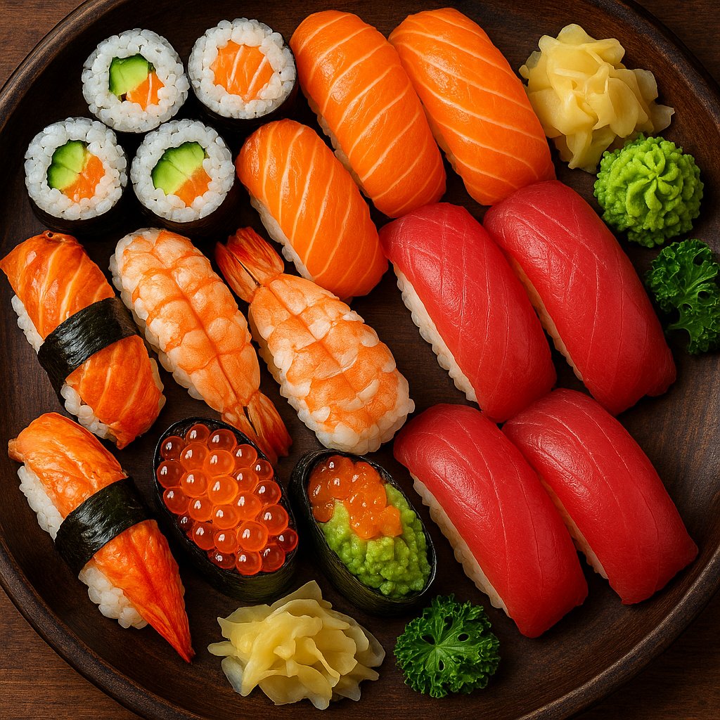 Vibrant Sushi Platter