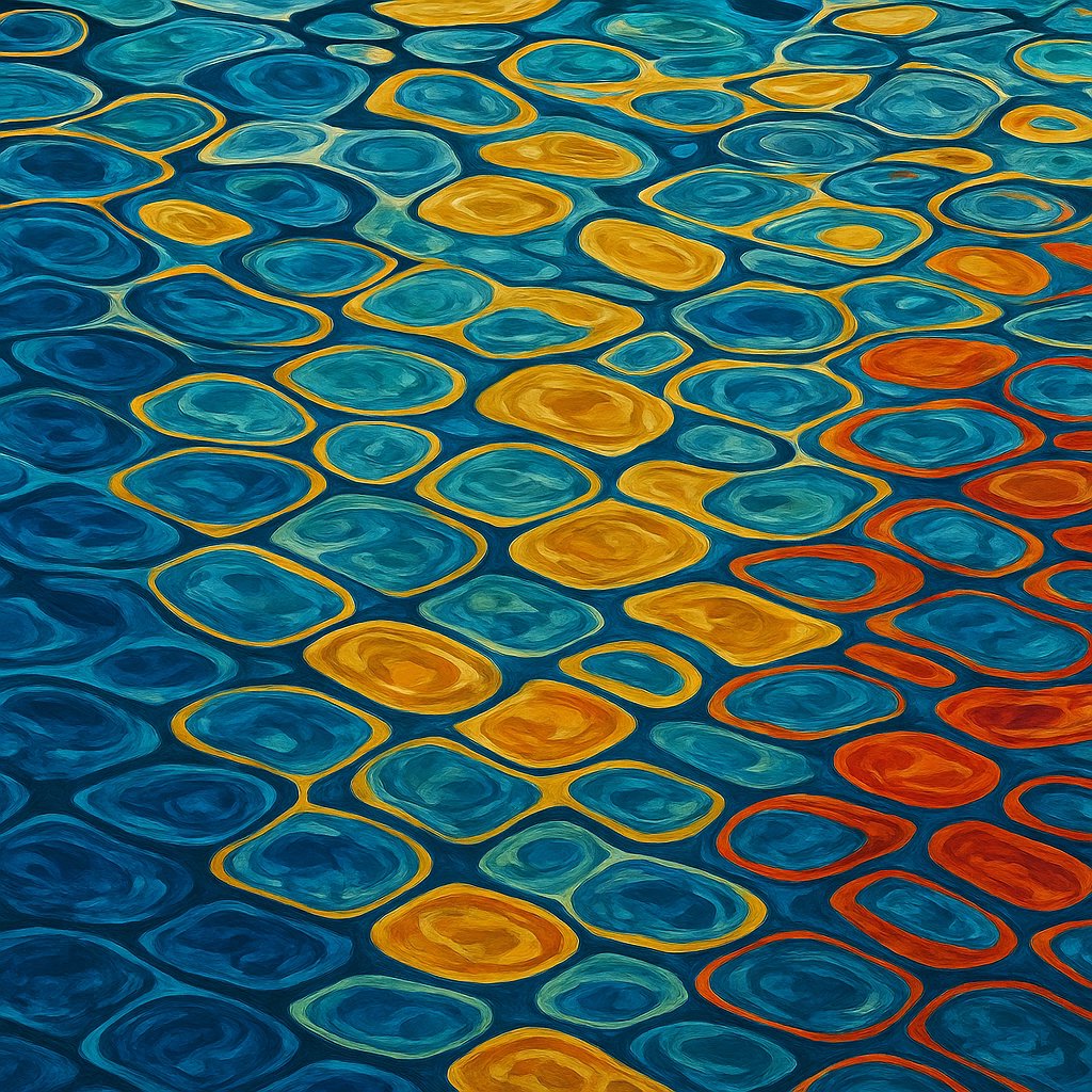 Vibrant Water Ripple Pattern