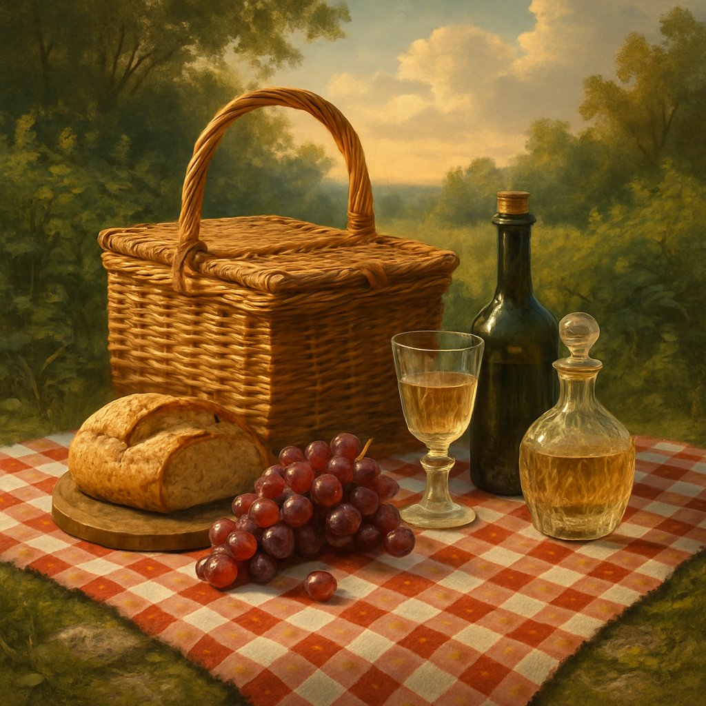 Charming Rustic Picnic Scene