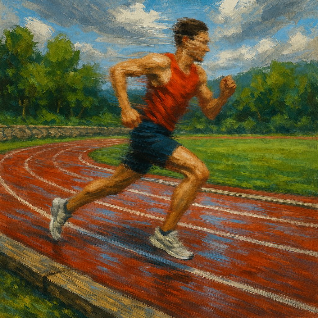 Dynamic Runner on Track