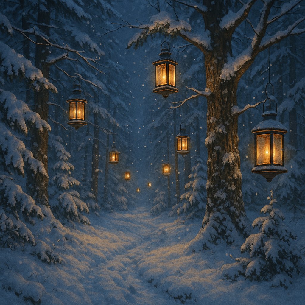 Enchanted Winter Pathway