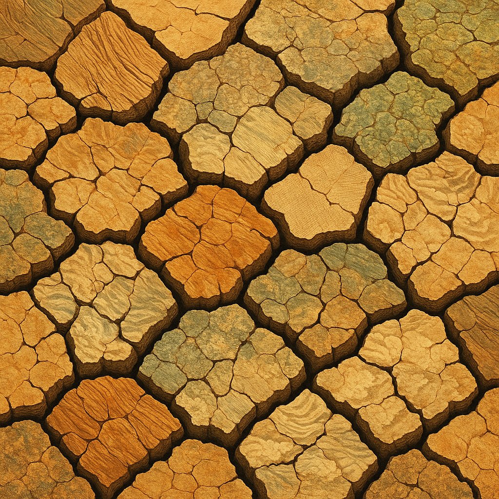 Intricate Desert Earth Patterns