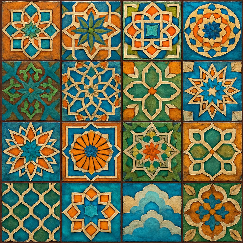 Intricate Moroccan Tile Mosaic