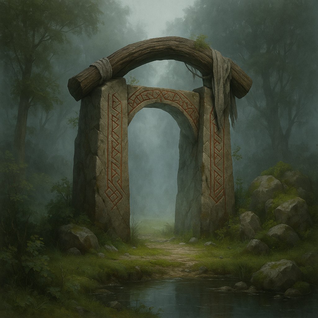 Misty Glade Stone Portal