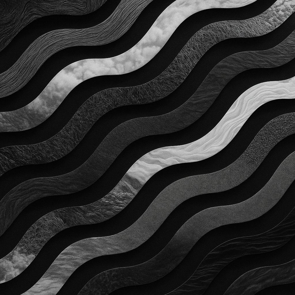 Monochrome Wavy Patterns