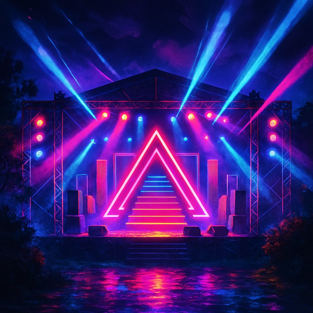 Neon Festival Stage Spectacle