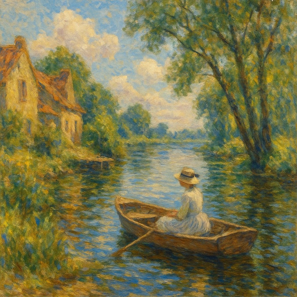 Serene Riverside Impression