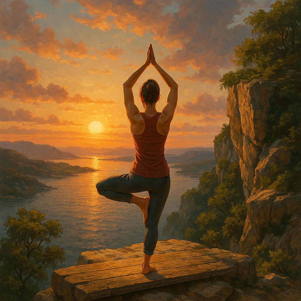 Serene Yoga at Sunrise