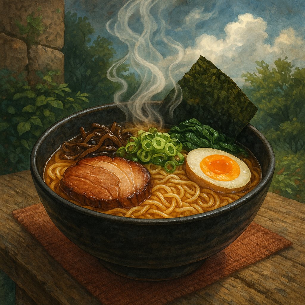 Steaming Bowl of Ramen Delight
