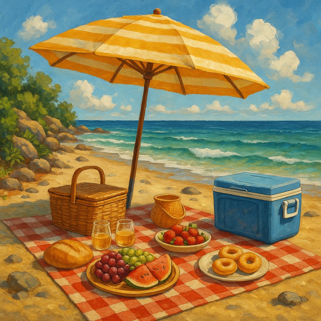 Sunny Beach Picnic Delight