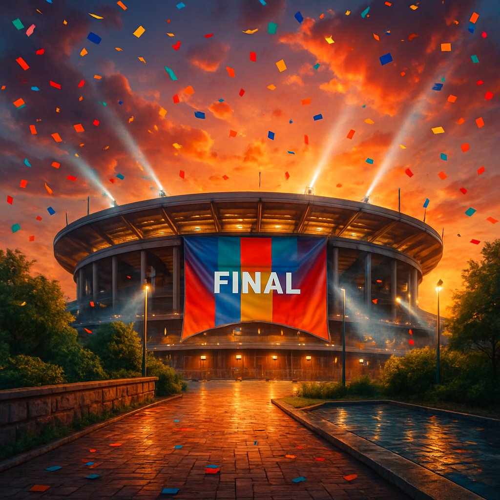 Sunset Celebration at the Stadium