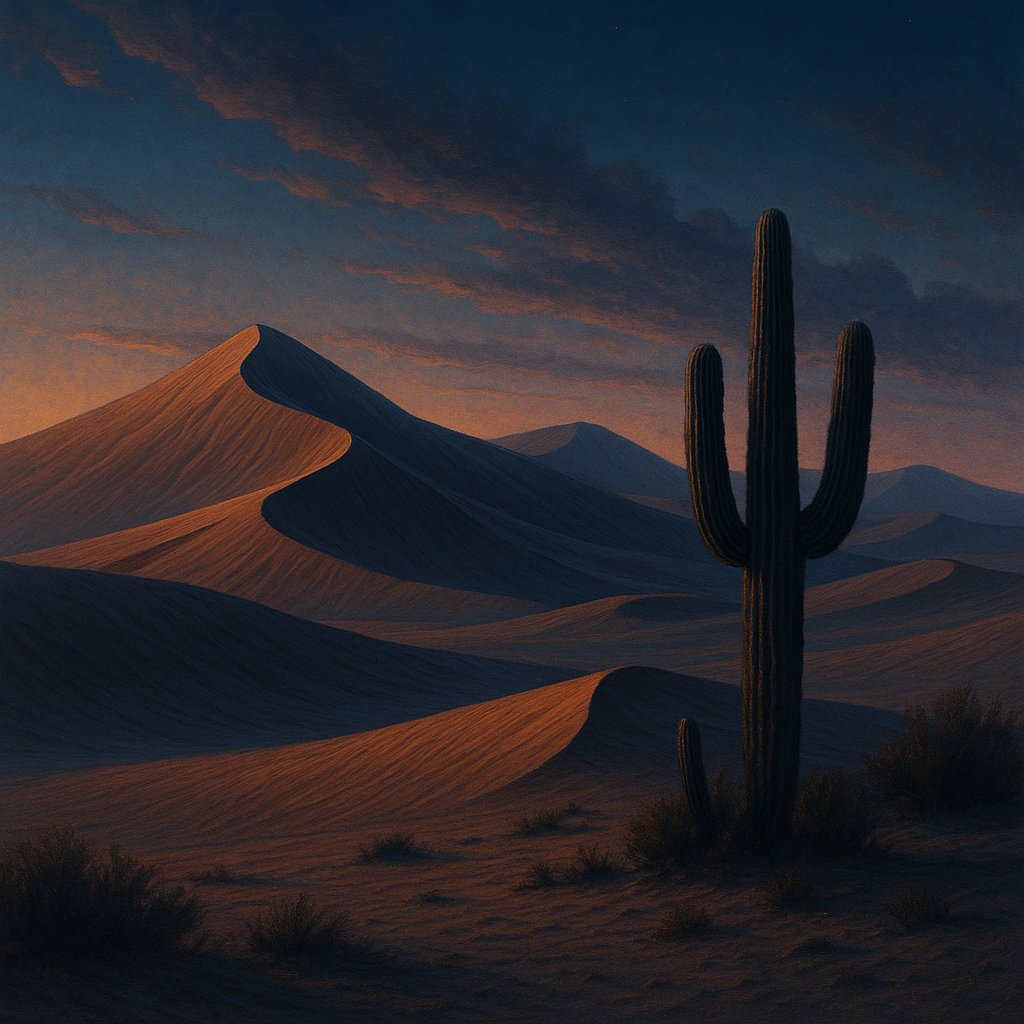 Twilight Desert Serenity